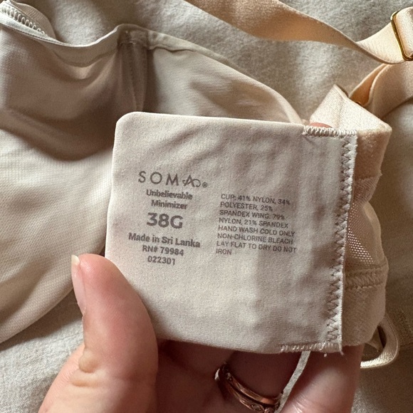 Women's Nude Underwire Bras (2) - Picture 4 of 4